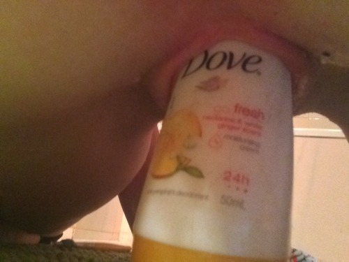 A girl had to get creative every now and then… When there’s no dick available 