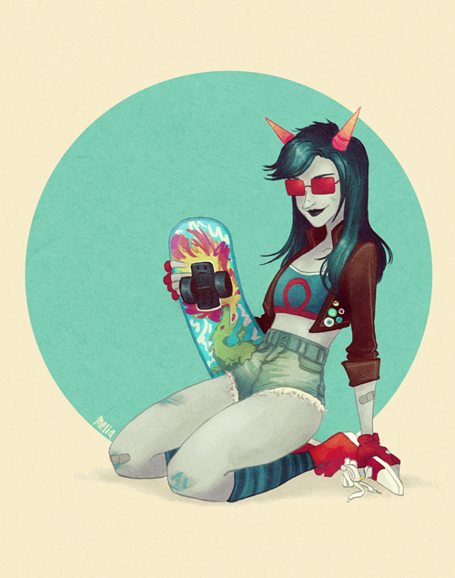 paperpie:  Homestuck Pin Up Project: oh why not. 