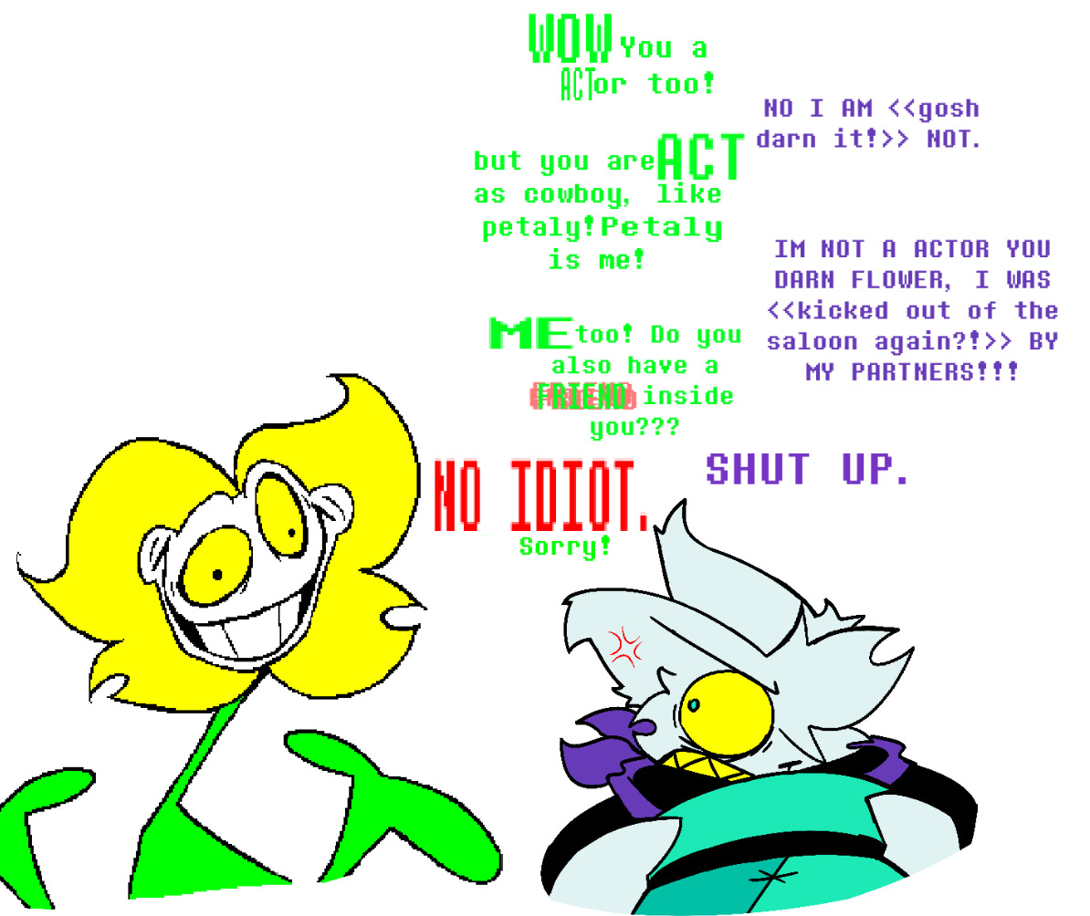 raily hates flowers. – @glitch-the-artist on Tumblr