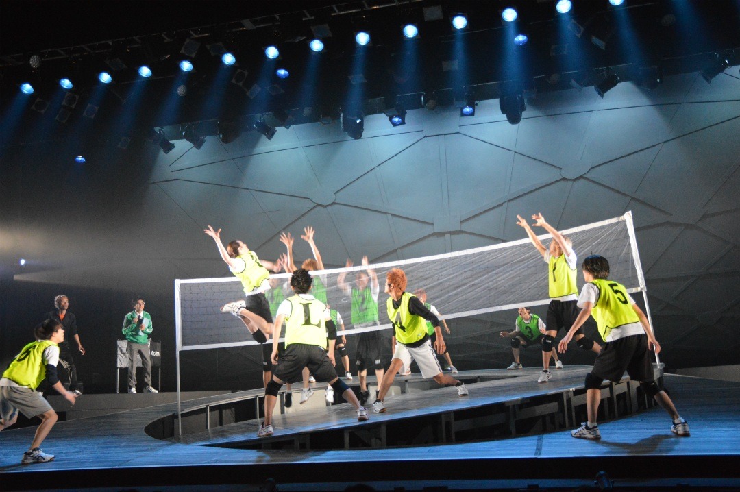 aokinsight:  More Haikyuu stage report with Aobajousai and Karasuno. Sport anime