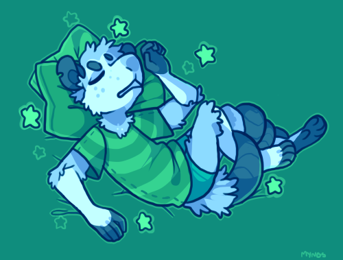 mynosart:&gt; wants to sleep&gt; draws character sleeping in a weird position instead