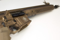 whiskey1037135:  gunrunnerhell:  LWRC R.E.P.R “Leonidas” Another limited edition rifle using LWRC’s R.E.P.R as the platform, the Leonidas is named after the Spartan king made famous by the Battle of Thermopylae. Only 300 were made, an obvious nod