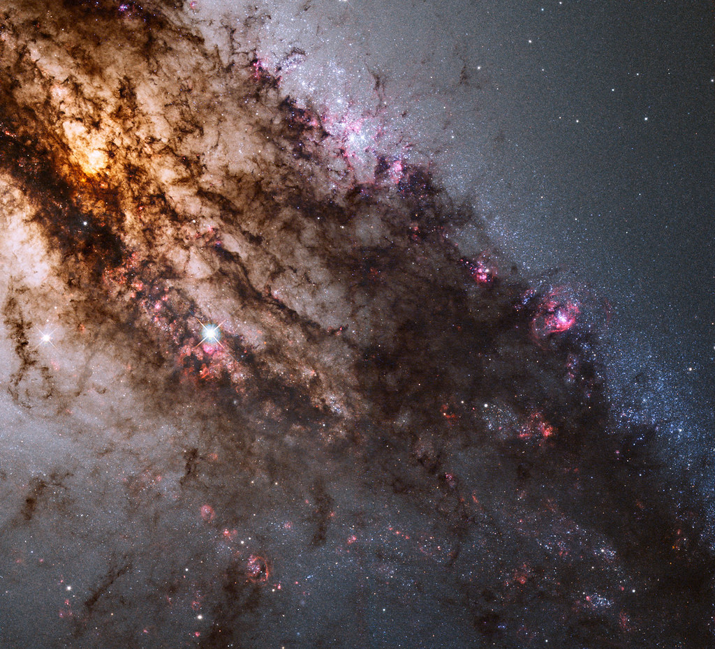 Firestorm Of Star Birth In The Active Galaxy Centaurus A by NASA Goddard Photo…