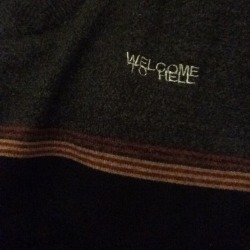 strawberrygirl96:  welcome to hell vintage sweater large 