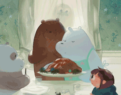 everydaylouie:  the bears and friends wish