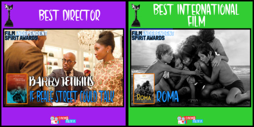 THE 34th FILM INDEPENDENT SPIRIT AWARDS WINNERSBEST FEATURE – If Beale Street Could TalkBEST DIRECTO