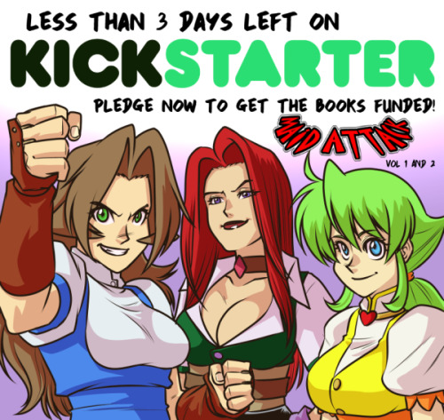 Less than 3 Days left to the Kickstarter! We’re nowhere near funding but I’m not gonna d