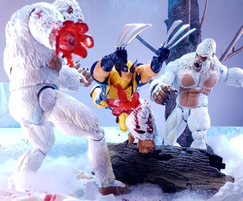 “Feel bad mauling the Yeti on my right but they’re easier to escape when they’re s