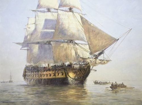 respectablespy:HMS Indefatigable, HMS Surprise, HMS Temeraire, HMS Victory, HMS Euryalus, and HMS Le