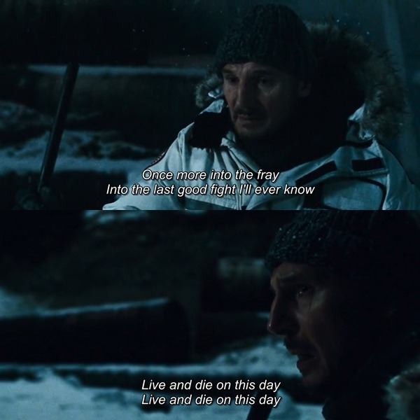 imjacksfilmclub:  The Grey (2011)dir. Joe CarnahanOnce more into the frayInto the
