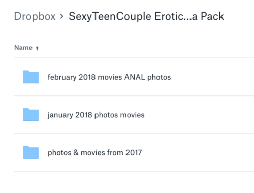 Today I add fresh new content to my dropbox. There are photos of ANAL also !! More then 2GB of erotic movies, photos waiting for you ! Ask me ab adding to dropboxMy Links: | 