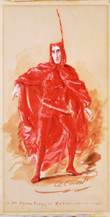 shakypigment: Henry Irving (1838-1905) as Mephistopheles in Faust