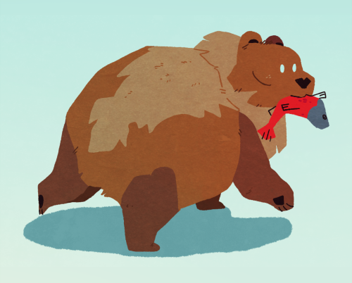 classic-draws:Happy Fat Bear Week!EDIT: There are now prints available! You can find them at my stor