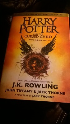 I&rsquo;ve been up since 5am but I had to go get my new Harry Potter book. I didn&rsquo;t miss a midnight release when I was younger ten years ago and I&rsquo;m not about to miss it now.  I&rsquo;m just very emotional because I never thought I&rsquo;d