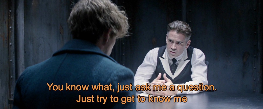 fantasticparksandwheretofindthem:  Graves: You know what, just ask me a question.