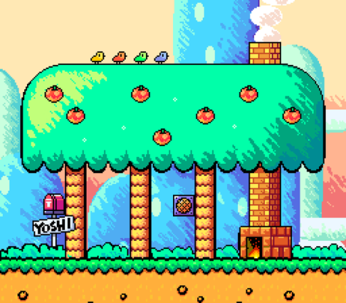 eto2d:    Super Mario World with Yoshi’s Island style.[Instagram]   |   [Twitter]