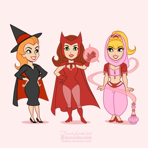 ★ Samantha -  Wanda - Jeannie ★from &ldquo;Bewitched&rdquo;, &ldquo;Wanda Visi