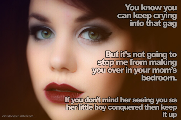 cicistories:  She always treated you as a girl, making you wear her panties to work