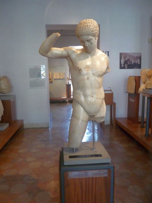 Museo Barracco - Ephebe (adolescent Male)A Roman copy of Greek original (c. 460 BCE)Rome, July 2015
