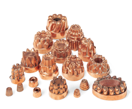 Architecture for the table - two groups of Victorian copper jelly mouldsChristie’s