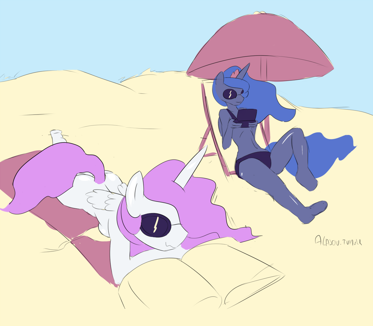 alasou:  I was so stupid for the 30 minutes challenge of the day. Two anthros in