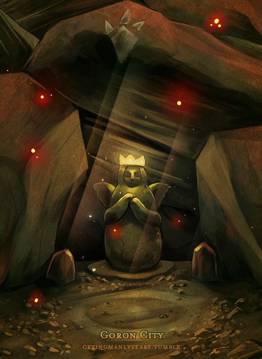 cryingmanlytears:  Kakariko Village | Hateno Village Alright, here’s Goron City’s