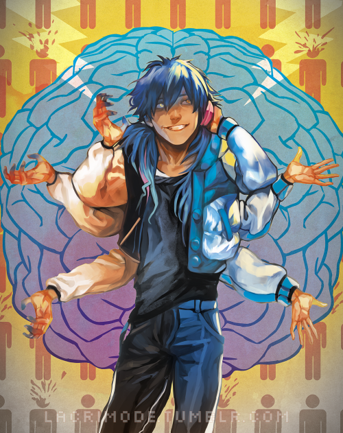 lacrimode:

I finished my Aoba print ^ q ^ You can preorder the print at my Storenvy, along with the other DMMD ones I’ve done (which I will restock as well): 
https://lacrimode.storenvy.com/products/6053473-aoba
(Also if you’re interested in dmmd stickers, my bestie’s got a cute set. Check them out, they’re the cutest cheebs ever <3)
Thanks for reading! Noiz is next : D 