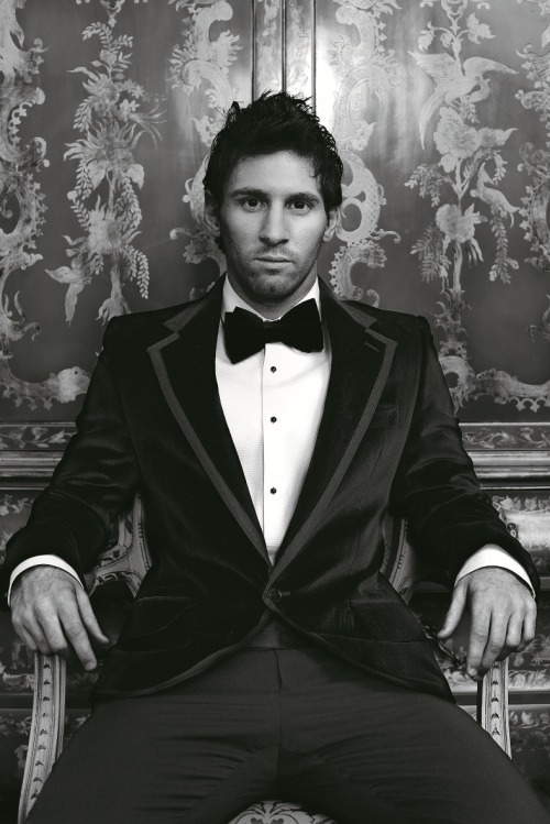 Argentinean soccer player Lionel Messi by Dolce & Gabbana.