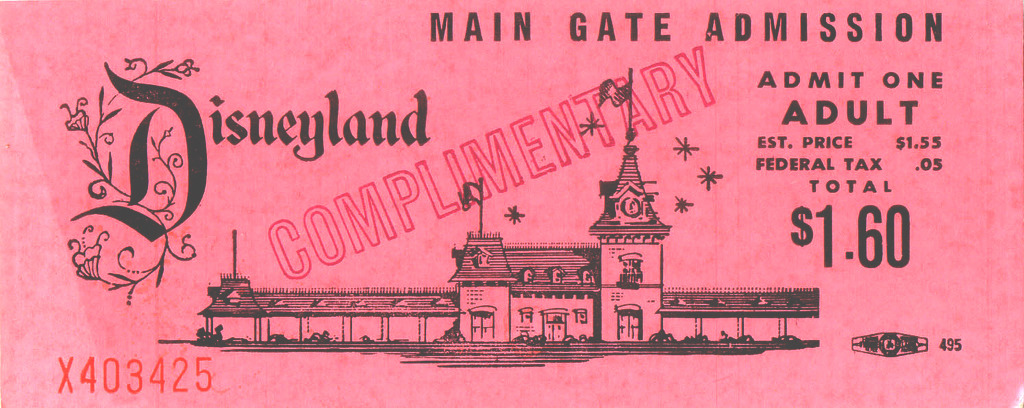 yourland:  Disneyland Main Gate Admission 