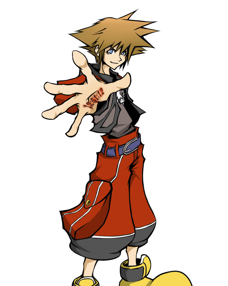 draw kingdom hearts or twewy style avatar or icon