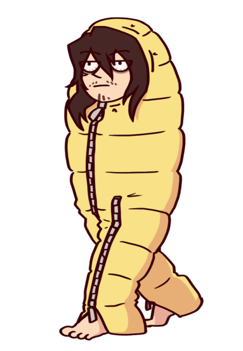 konnektingrod: i drew a simplified cryptid aizawa for a charm design preorders are here
