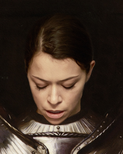 Beth Childs Modern Renaissance Portrait II (2016)Sources:Beth: Still Orphan Black 4.02 © BBC Am