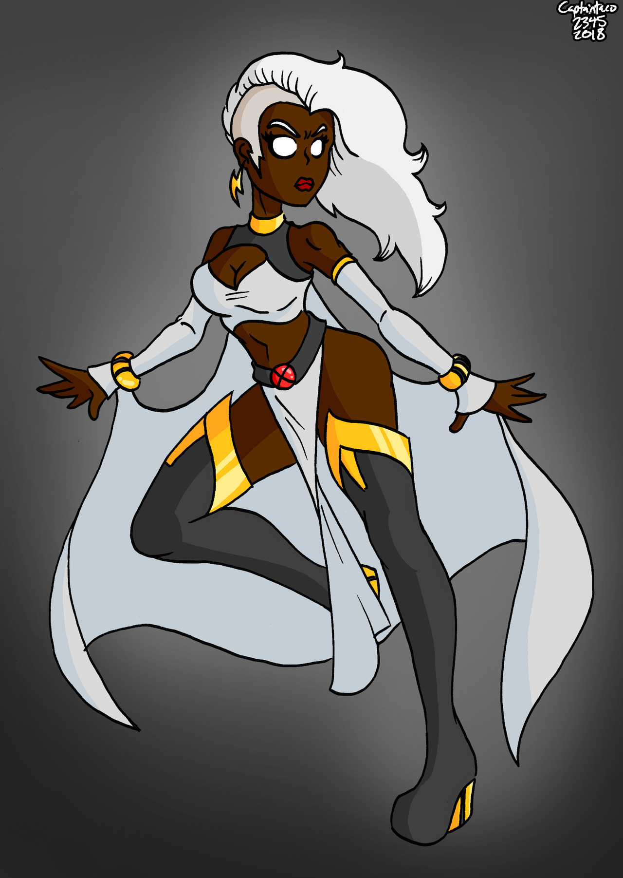 I made my own design for Storm from the X Men. She was always my mom’s favourite