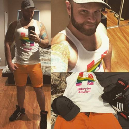 Today's Pride Outfit Brought To You By The Color Orange And The Letter "H." @hillaryclinton #imwithher