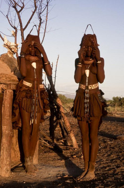 Namibian Himba girls, by Georges Courreges.