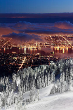 losed:   View of Vancouver from Grouse mountain
