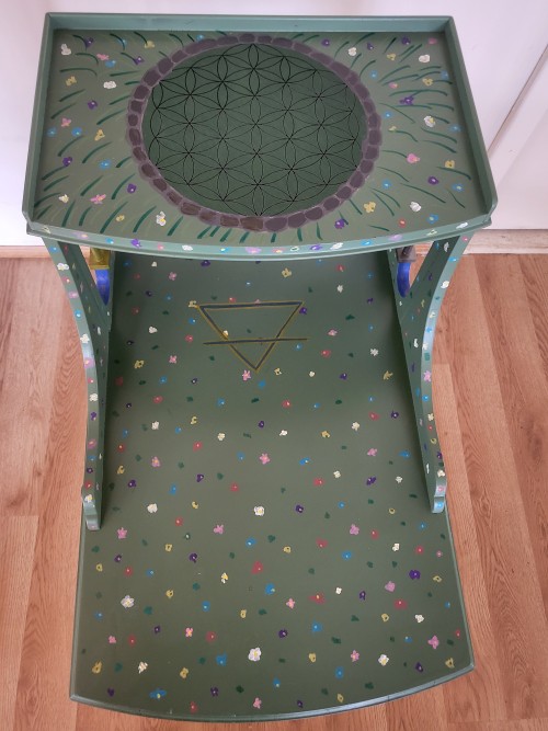 Almost Finished My Earth Table.