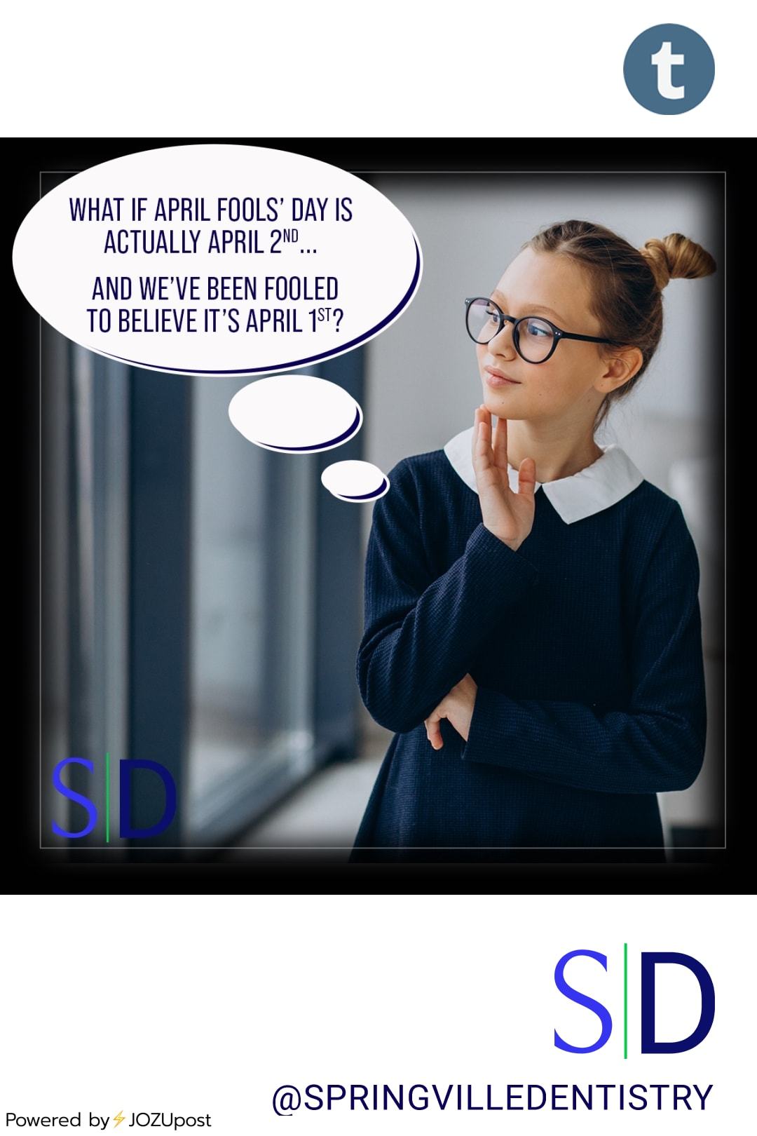 What if April fools Day is actually April 2nd… And we’ve been fooled to believe it’s April 1st? Hmmmm
#aprilfoolsday #aprilfirst
