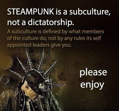 Do you agree ?
Posted by member in our group on Facebook
https://www.facebook.com/groups/steampunktendencies/