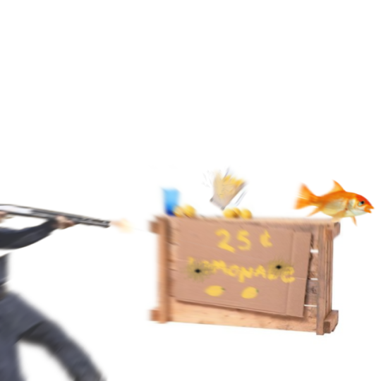 i-am-a-fish: coolidontunderstand:  i-am-a-fish:   puzzledrodent:   i-am-a-fish:  Ill take one, keep the change.     Hello? 911? Yes, there is a fish here selling lemonade without a permit   