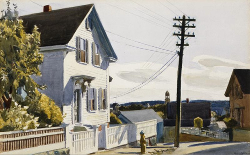 artist-hopper - Adam’s House, 1928, Edward HopperMedium - ...