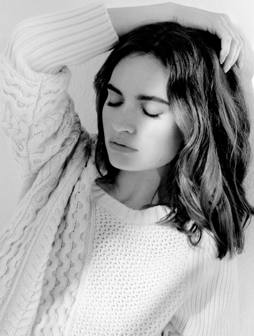 zoesaetre: Lily James for ‘My Burberry Blush’ Lookbook