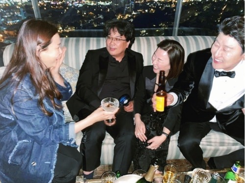 artxless:“I’m ready to drink tonight.” –Bong Joon-ho, after winning Best International Feature Film 