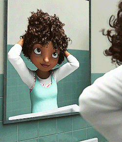 chrisdwoo:  lyinginbedmon:  catoverlord:  the-goddamazon:  gladi8rs:  Adorable. Imagine the detailed work of the hair movement which is on point.  Somebody put so much love into the animation of those curls.  don’t they usually animate hair like this