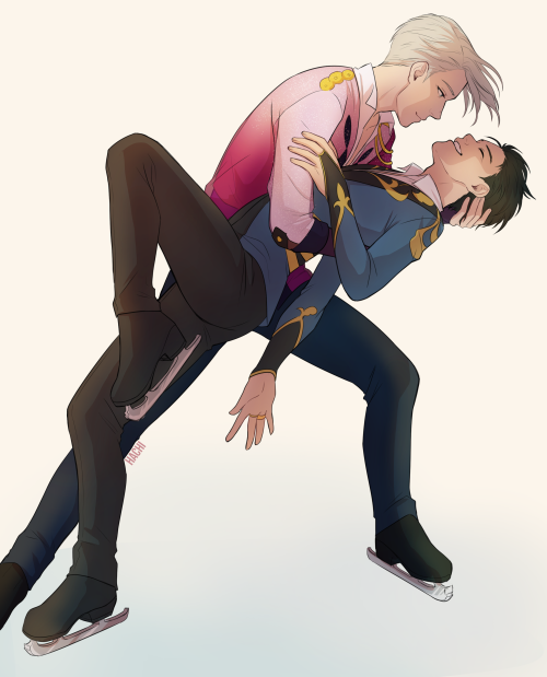 ice-castle-hasetsu: hachidraws: Yuuri’s other costume looks like it’d reaallyyy suit a duet….to a Pa