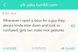 Yik-Yaks:  Follow Yik-Yaks For More.