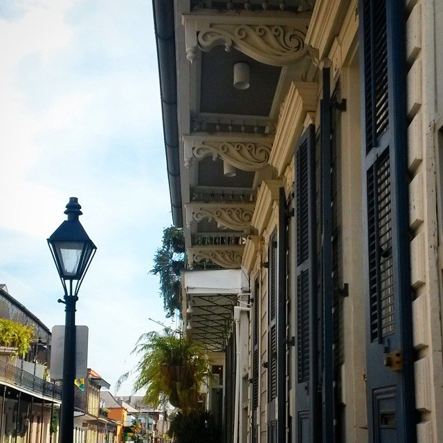 More beautiful #architecture in the #FrenchQuarter of #neworleans during #mardigras
