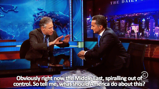 sandandglass:Bassem Youssef, anchor for the Egyptian satire show Al-Bernameg, on The Daily Show.