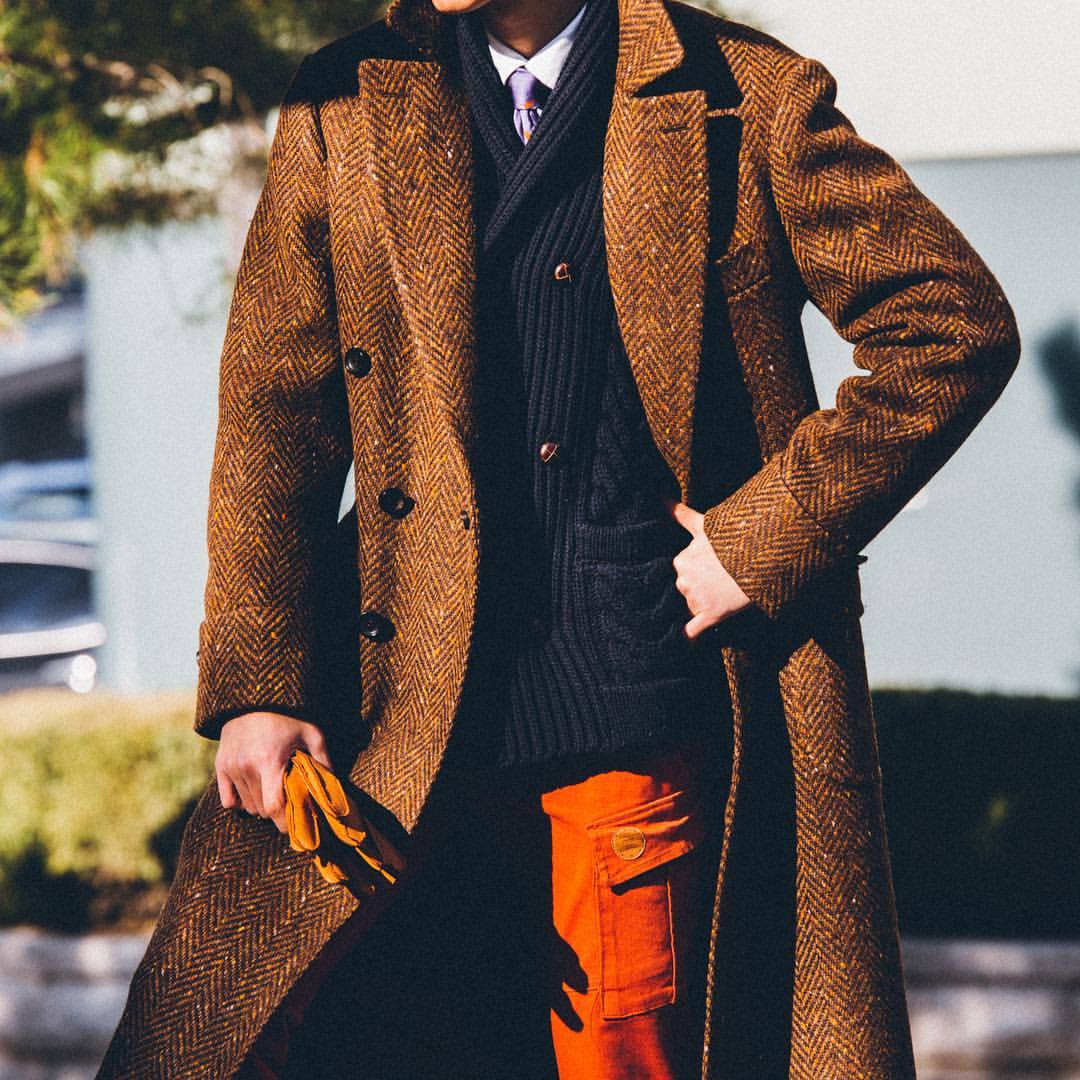Classic style, Classic life, Classic mind | Tweed polo coat
