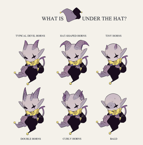 what is under Jevil’s hat?